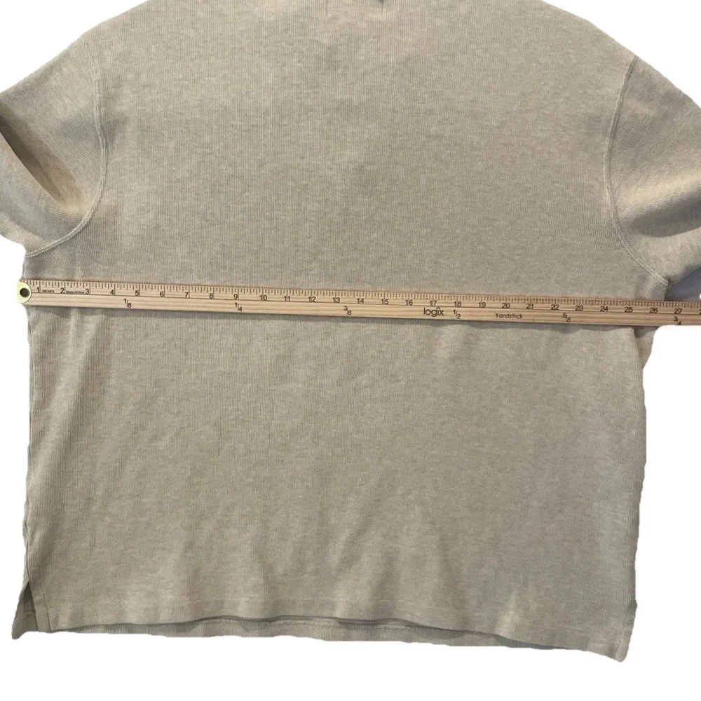 Polo‎ Ralph Lauren XL TAN Quarter Zip 1/4 Tight Knit Pony ~ EXCELLENT Fast Ship